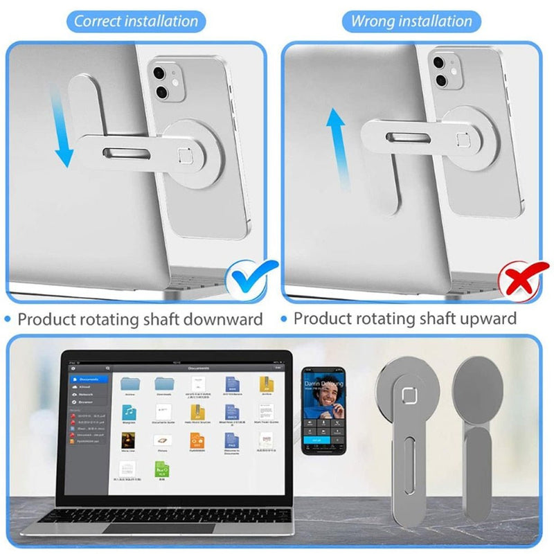 2 - In - 1 Laptop Expand Phone Holder - WAVE FAST