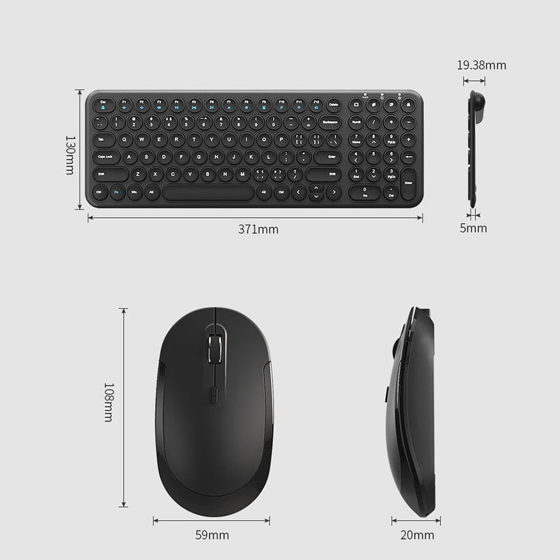 2.4G Wireless Keyboard & Mouse - WAVE FAST