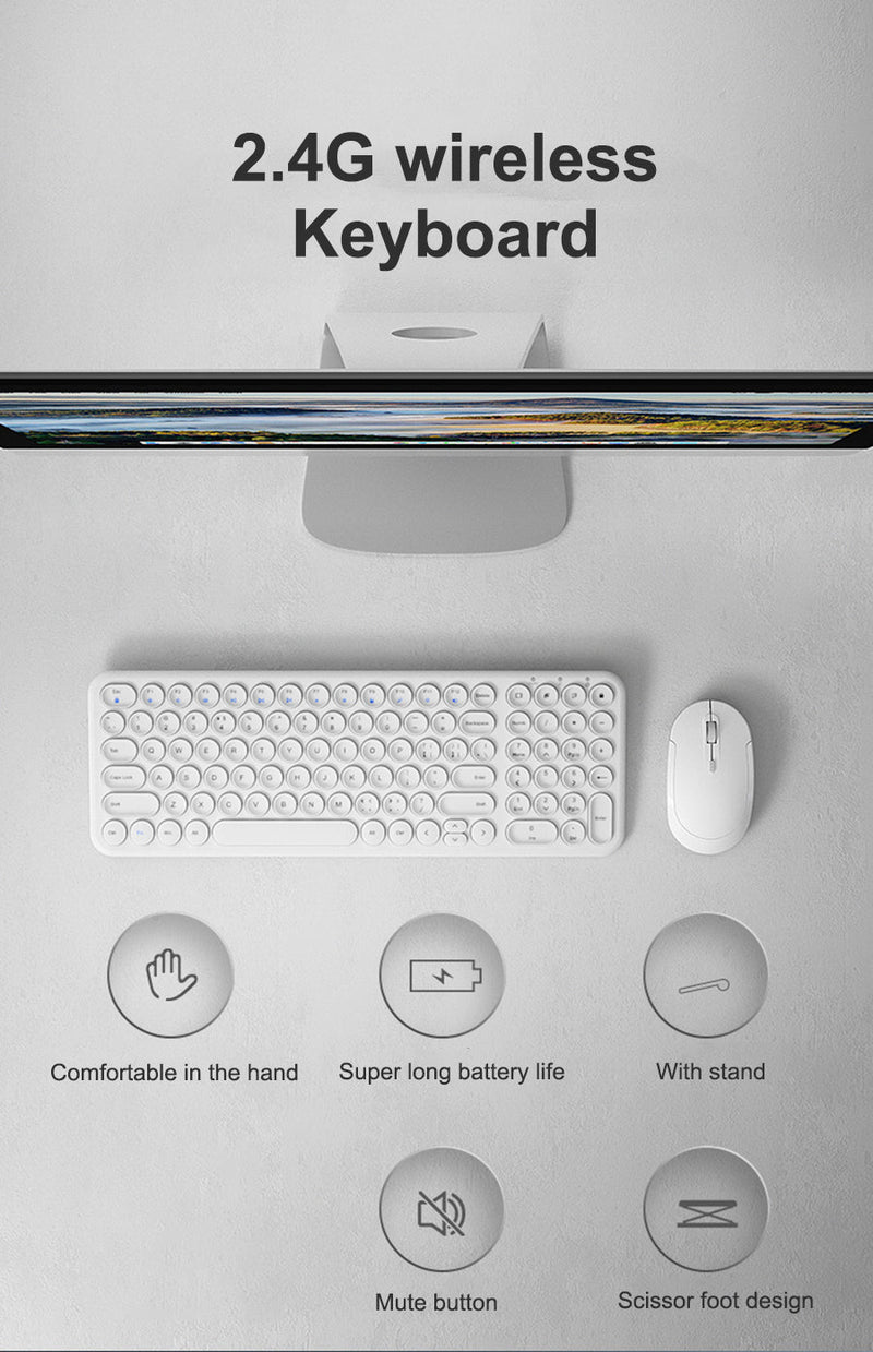 2.4G Wireless Keyboard & Mouse - WAVE FAST