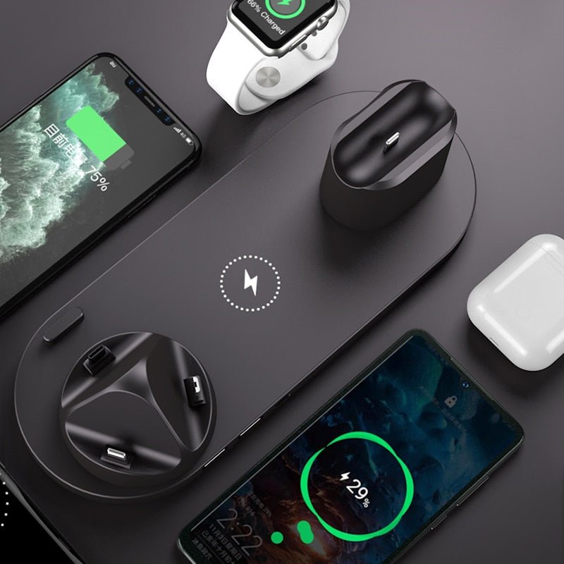 6 in 1 Wireless Charger - WAVE FAST