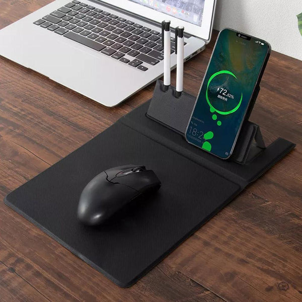 Foldable Wireless Charging Desk Mouse Pad